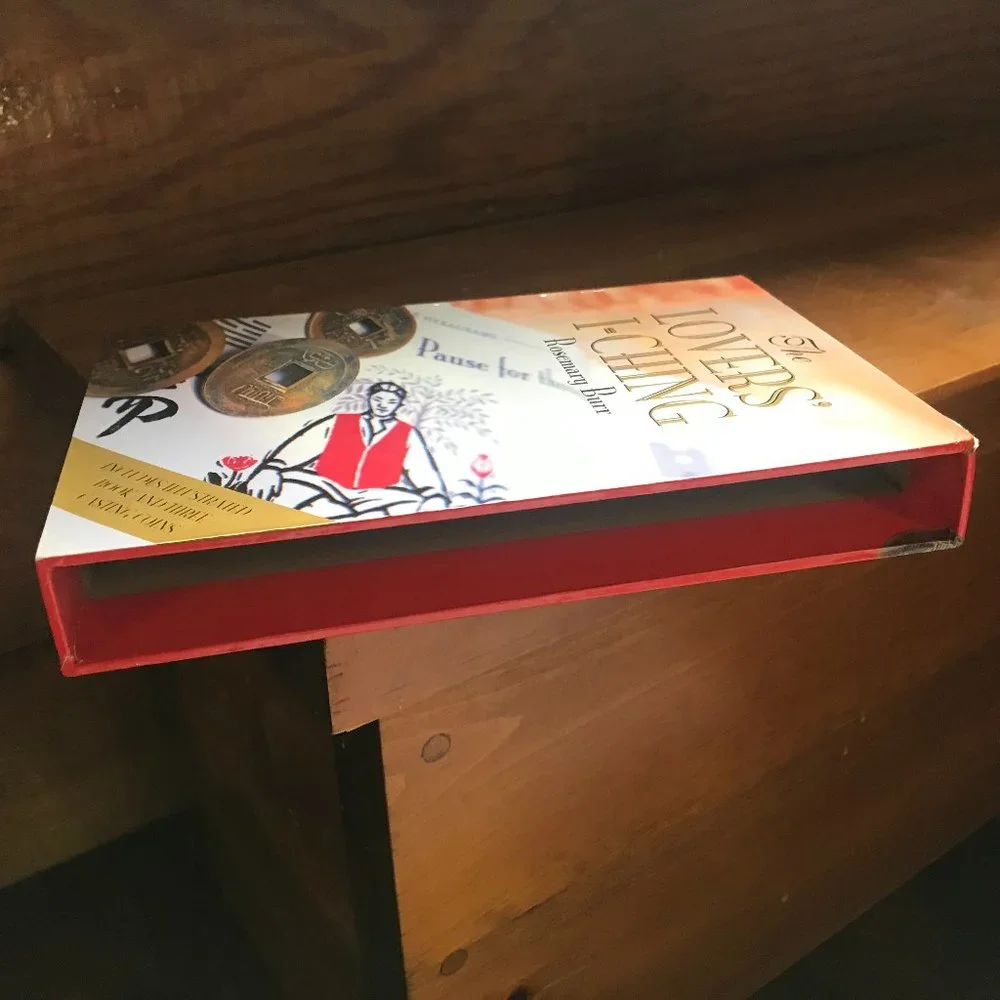 The Lovers' I-Ching by Rosemary Burr, Incl. Illustrated Book & 3 Casting Coins